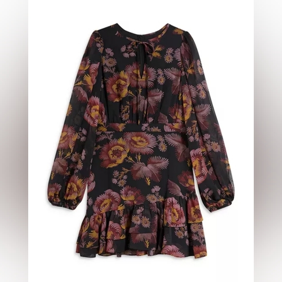 Piara Ruffle Asymmetric Mini Dress - Picture 4 of 13